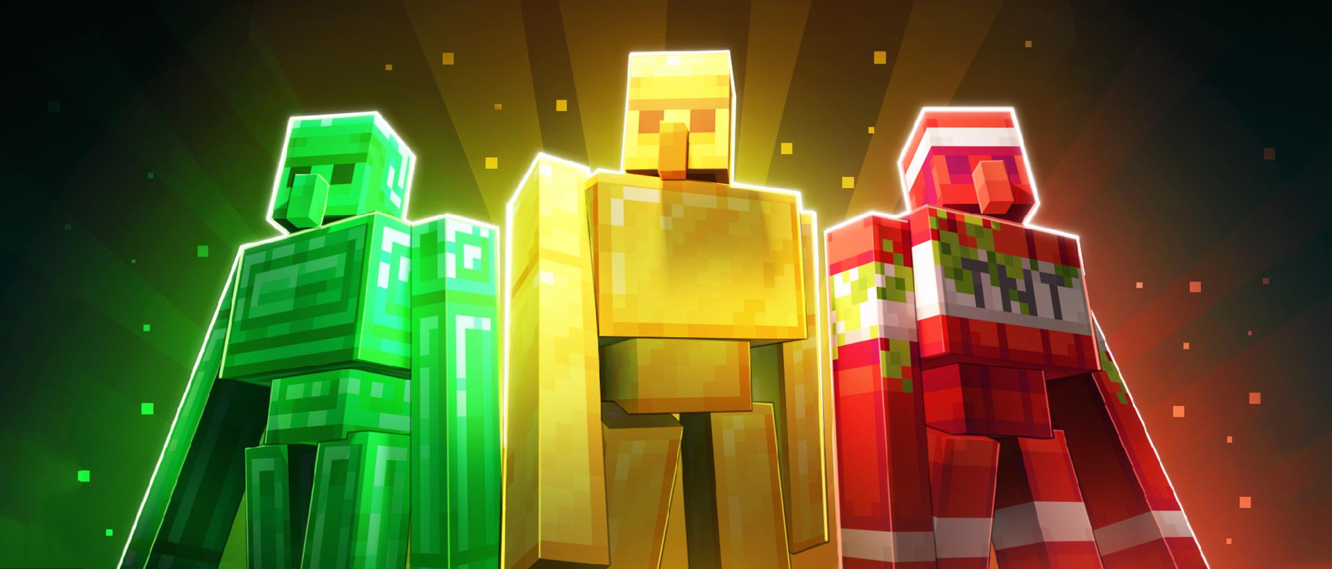 Minecraft Bedrock World Golem Expansion Header