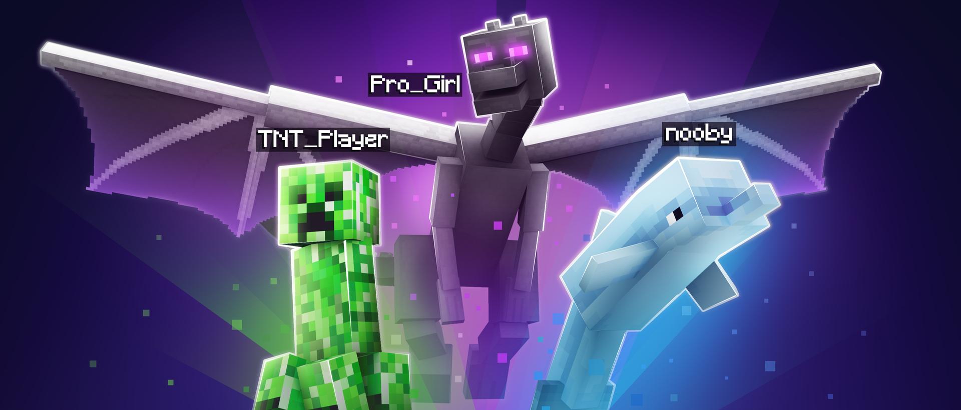 Minecraft Bedrock World Morph into Mobs Header