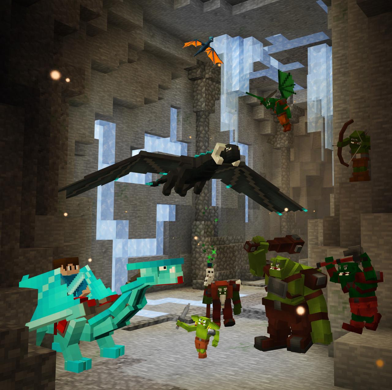 Minecraft Bedrock World Advanced Dragons