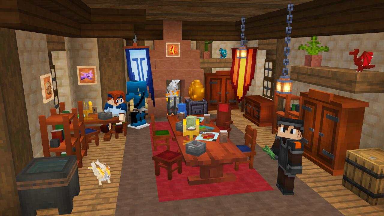 Minecraft Bedrock World Advanced Dragons