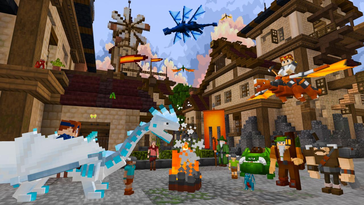 Minecraft Bedrock World Advanced Dragons