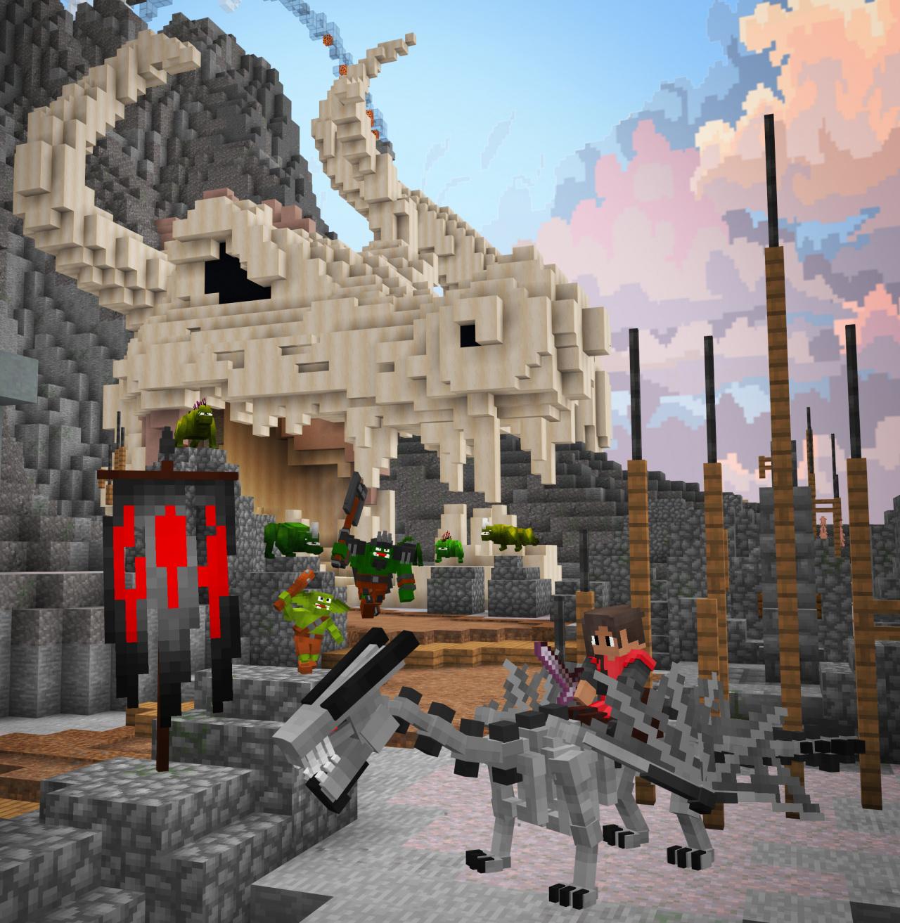 Minecraft Bedrock World Advanced Dragons