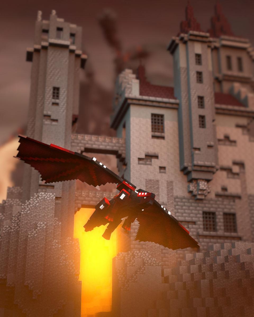 Minecraft Bedrock World Advanced Dragons Header