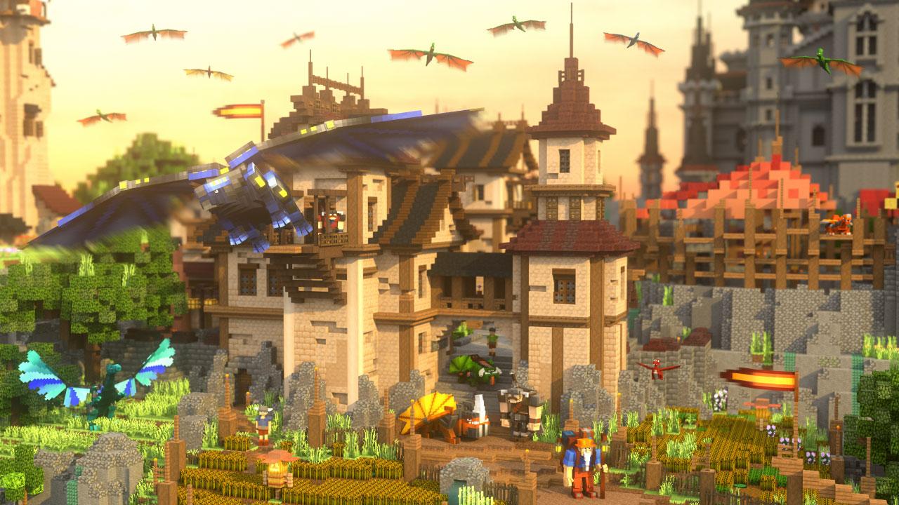 Minecraft Bedrock World Advanced Dragons Header