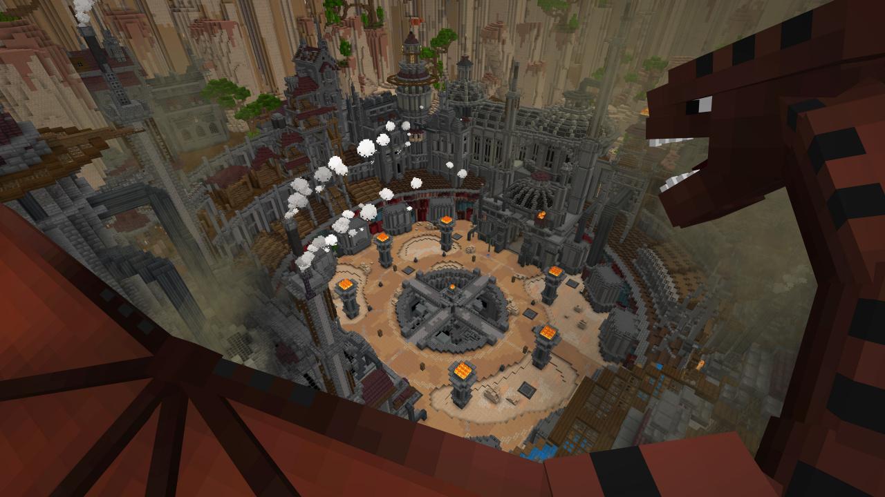 Minecraft Bedrock Advanced Dragon Area
