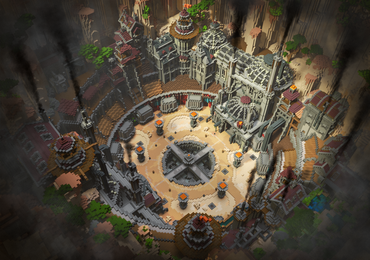 Minecraft Bedrock Advanced Dragon Area