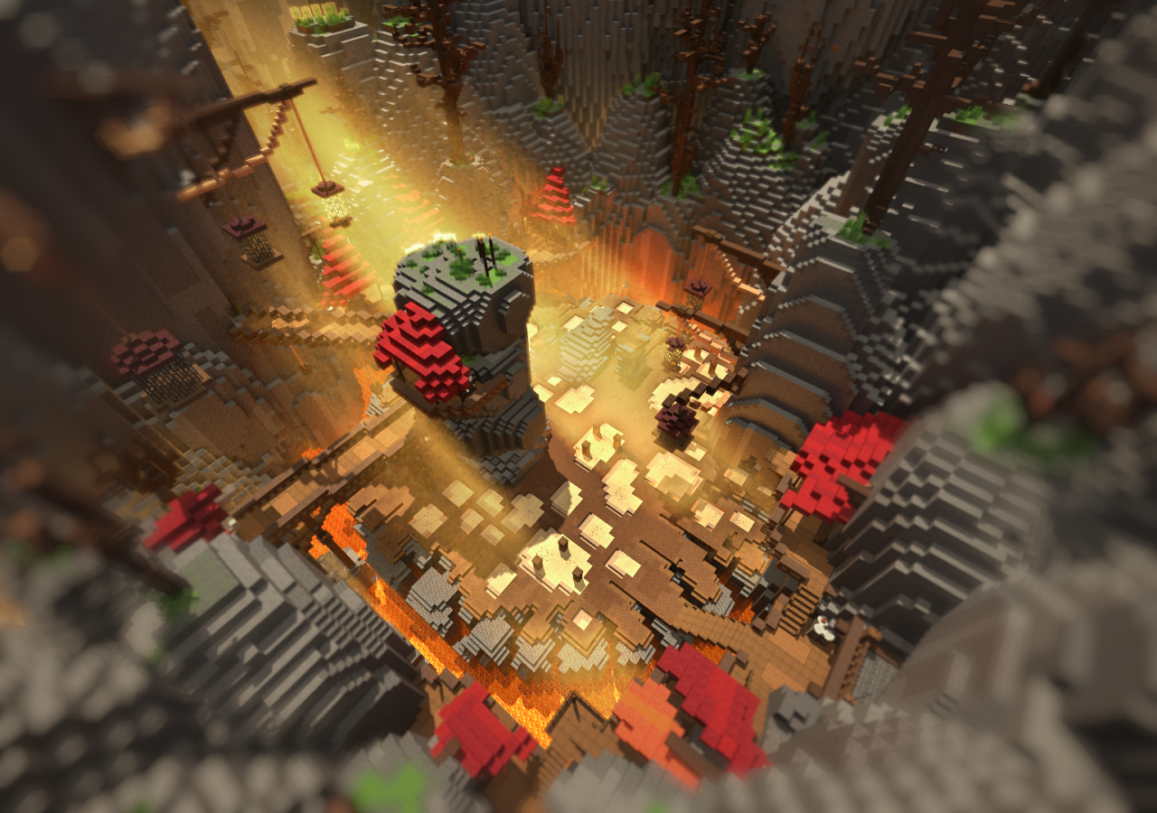 Minecraft Bedrock Advanced Dragon Area