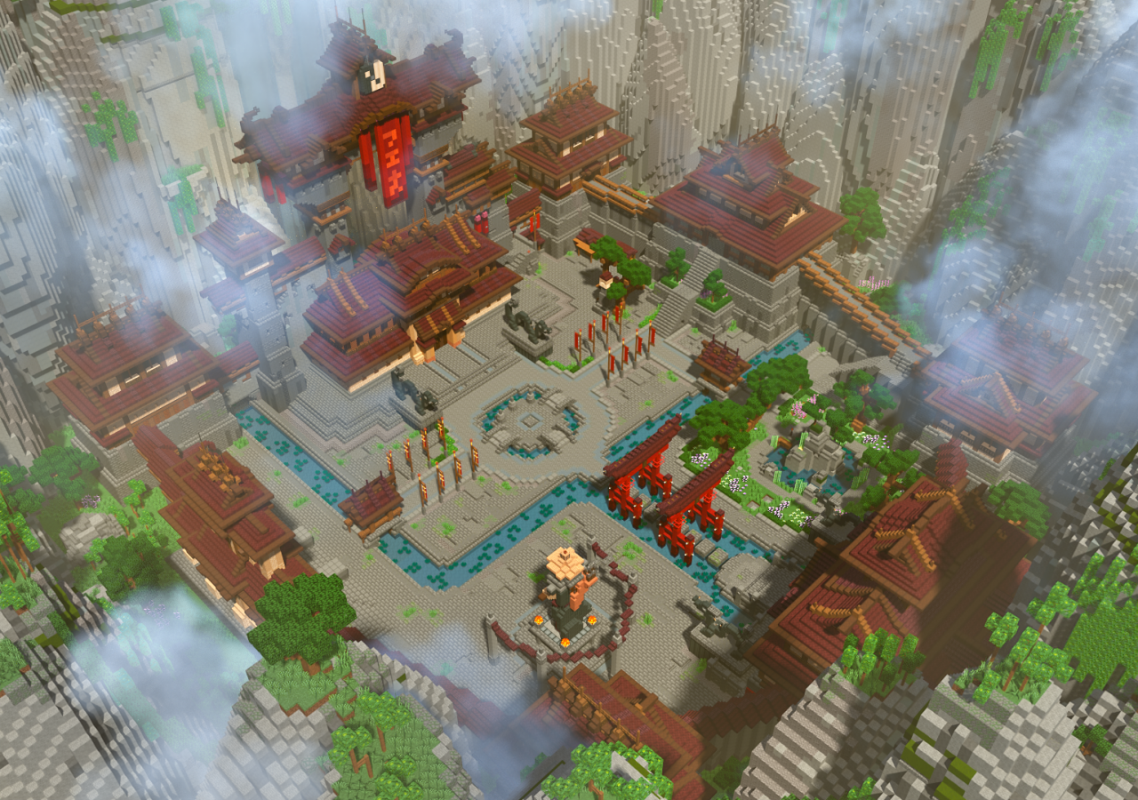 Minecraft Bedrock Advanced Dragon Area