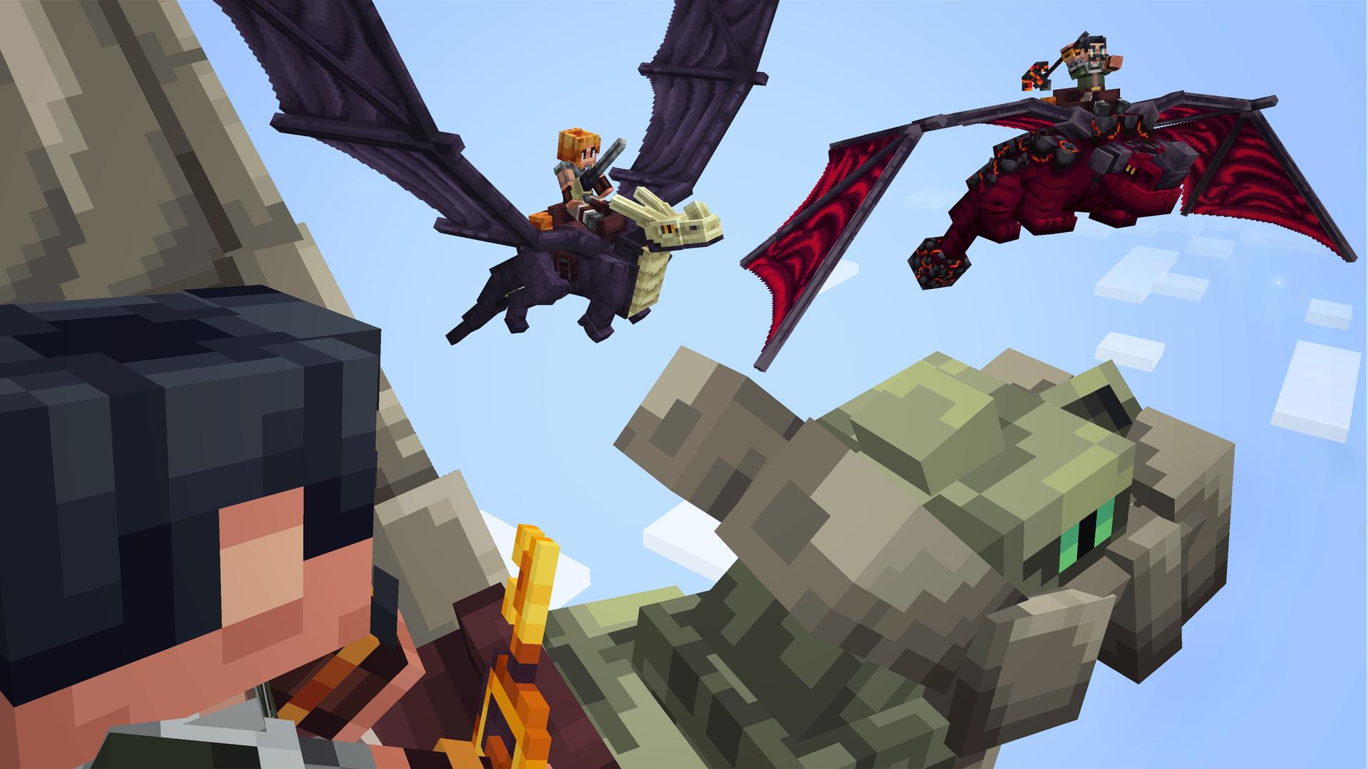 Minecraft Bedrock World Advanced Dragons Thumbnail