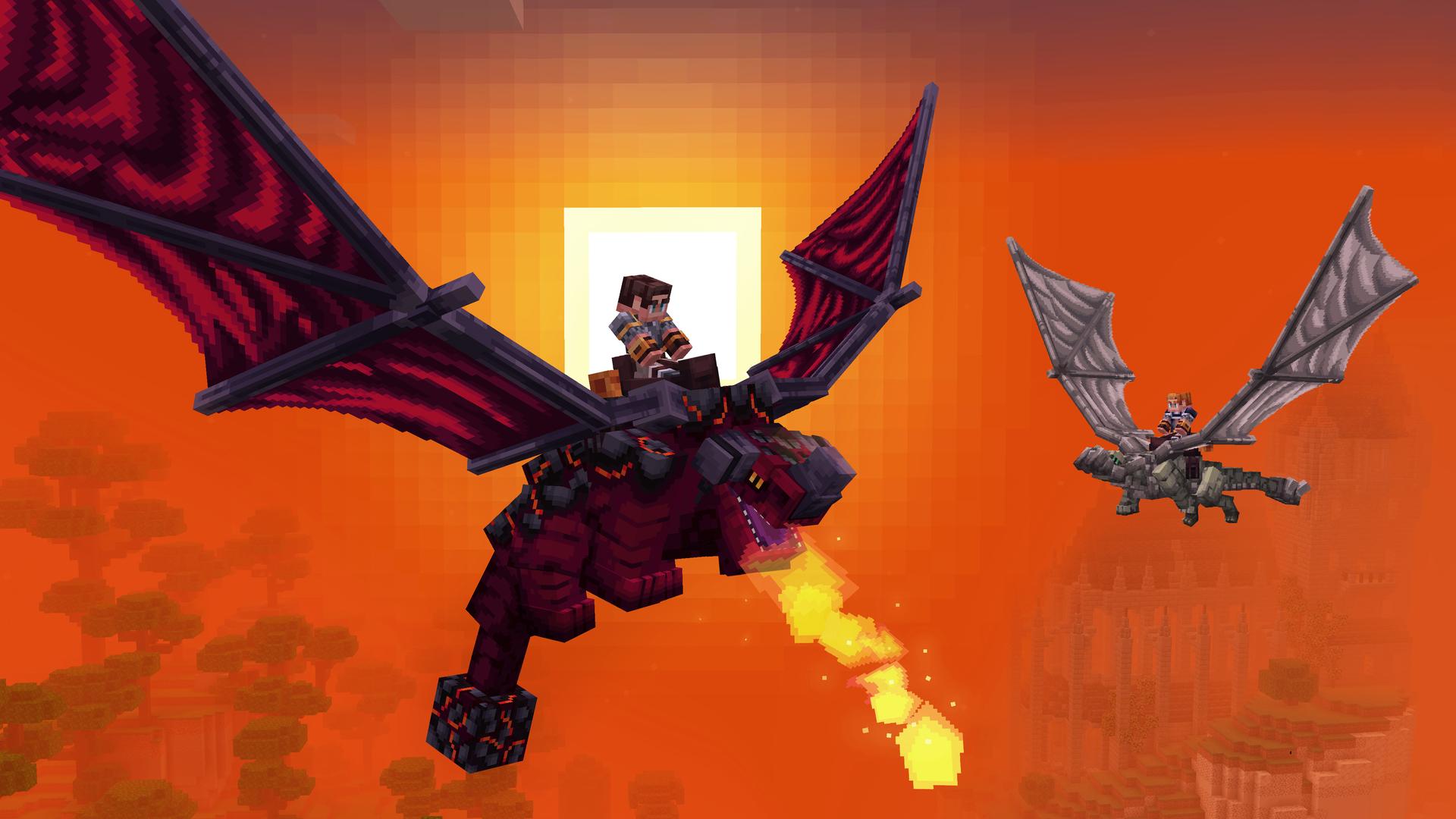 Minecraft Bedrock World Advanced Dragons Thumbnail