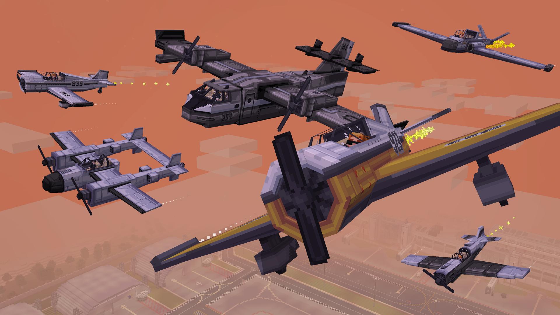 Minecraft Bedrock Airplanes Add-On