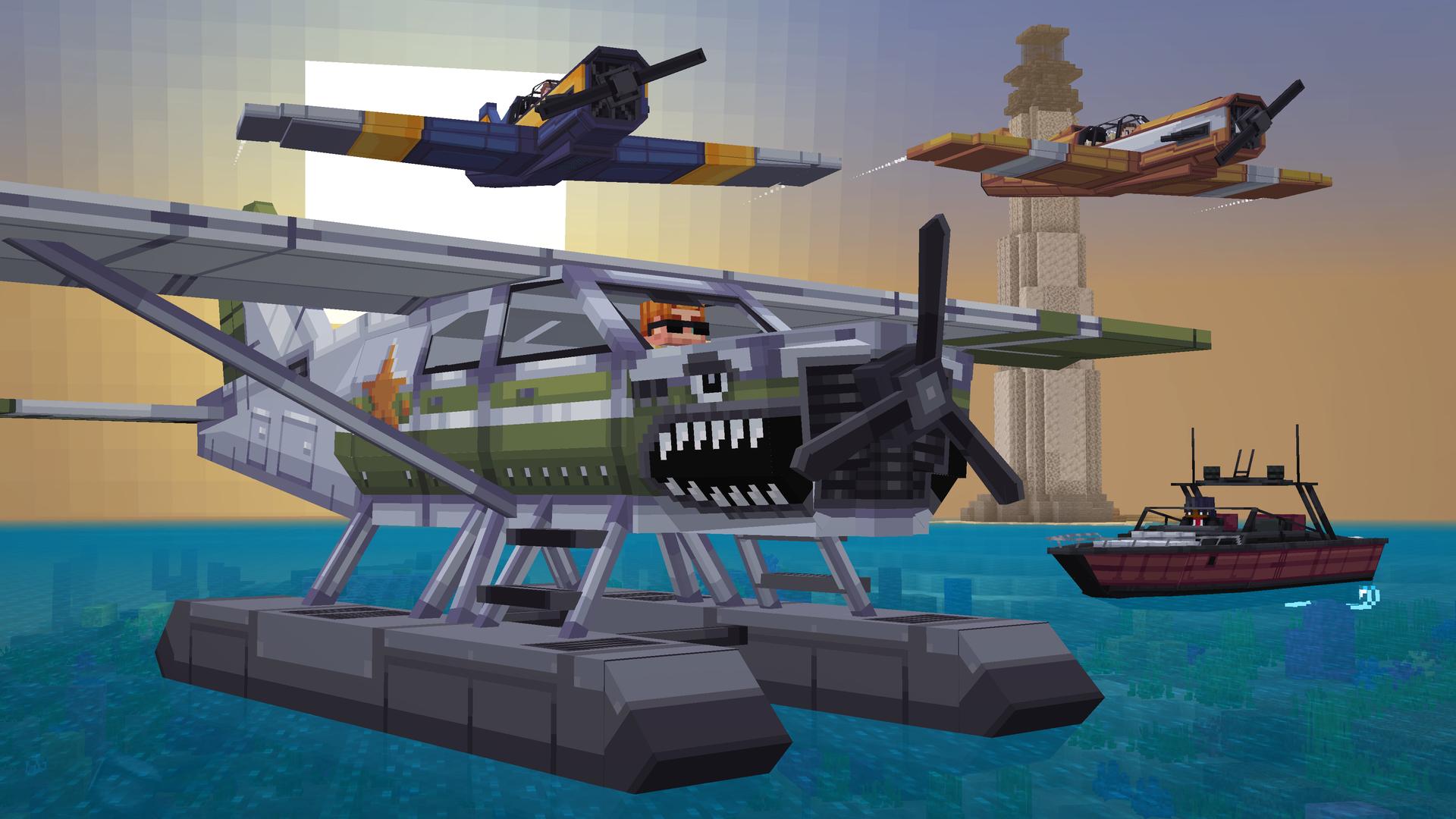 Minecraft Bedrock Airplanes Add-On