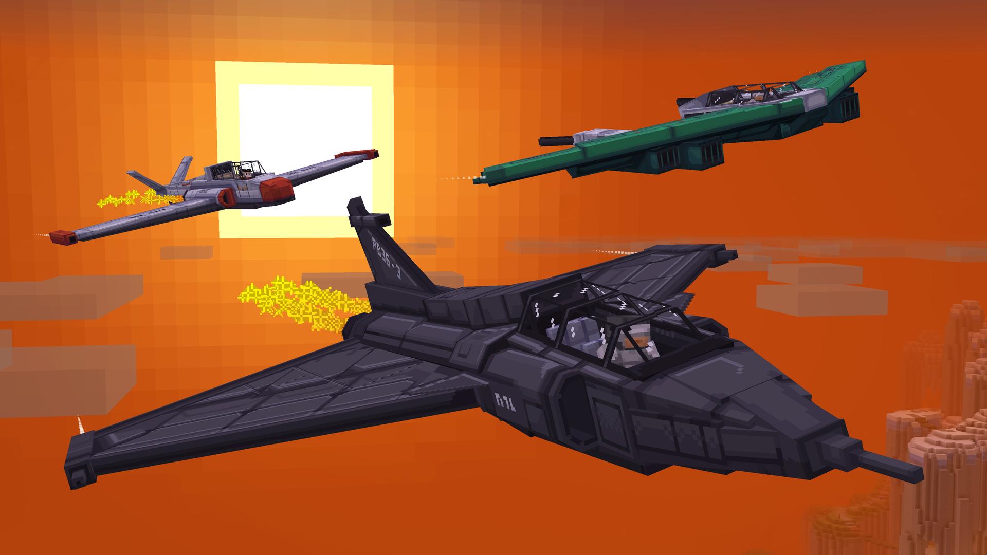 Minecraft Bedrock Airplanes Add-On