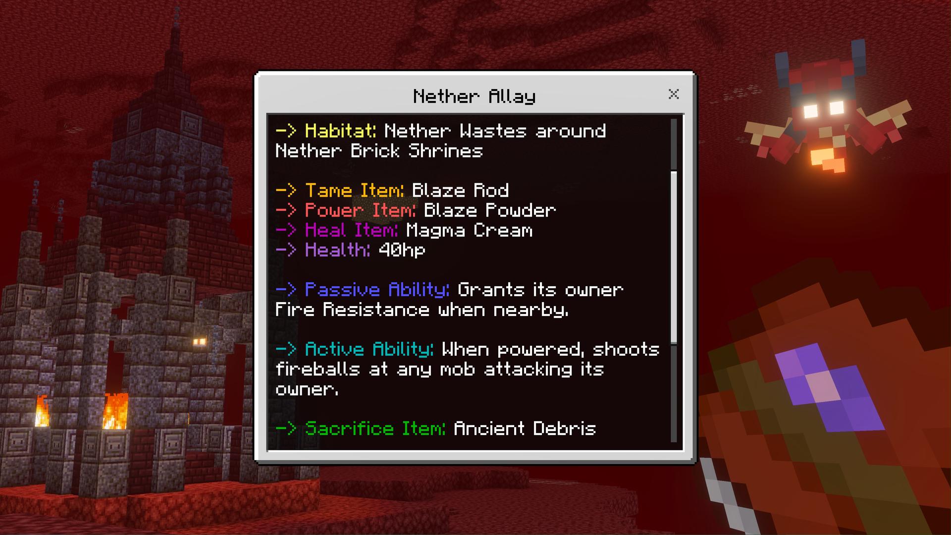 Minecraft Bedrock Add-On Allay Allies Screenshot 3