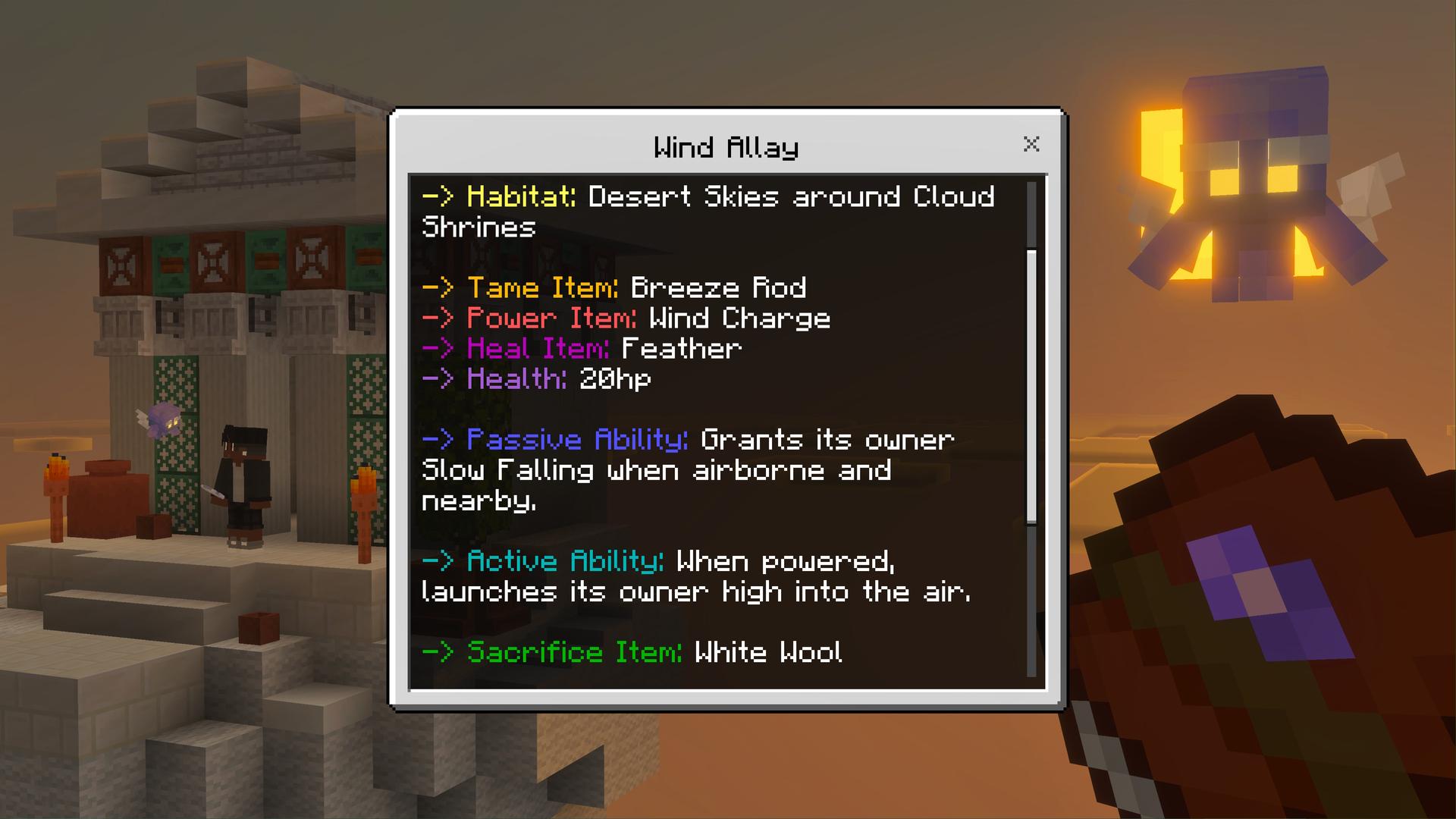 Minecraft Bedrock Add-On Allay Allies Screenshot 7