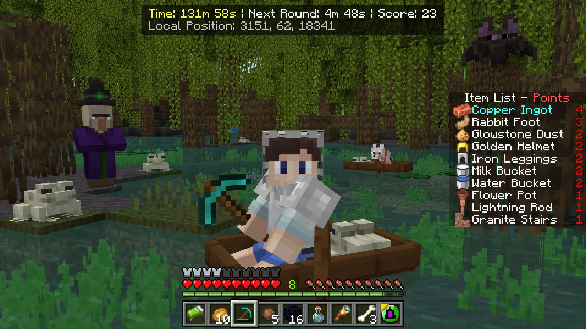 Minecraft Bedrock Bingo Item Hunt