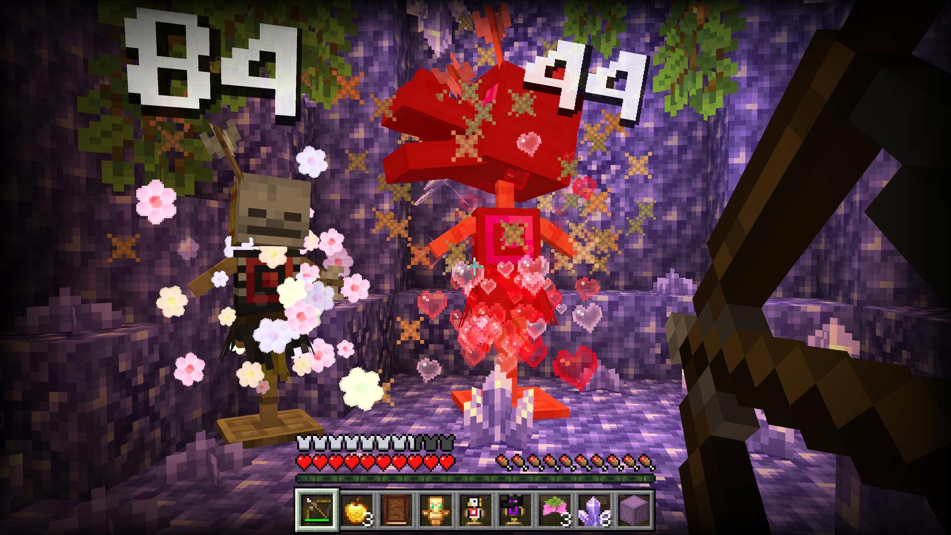 Minecraft Bedrock Add-On Damage Indicators