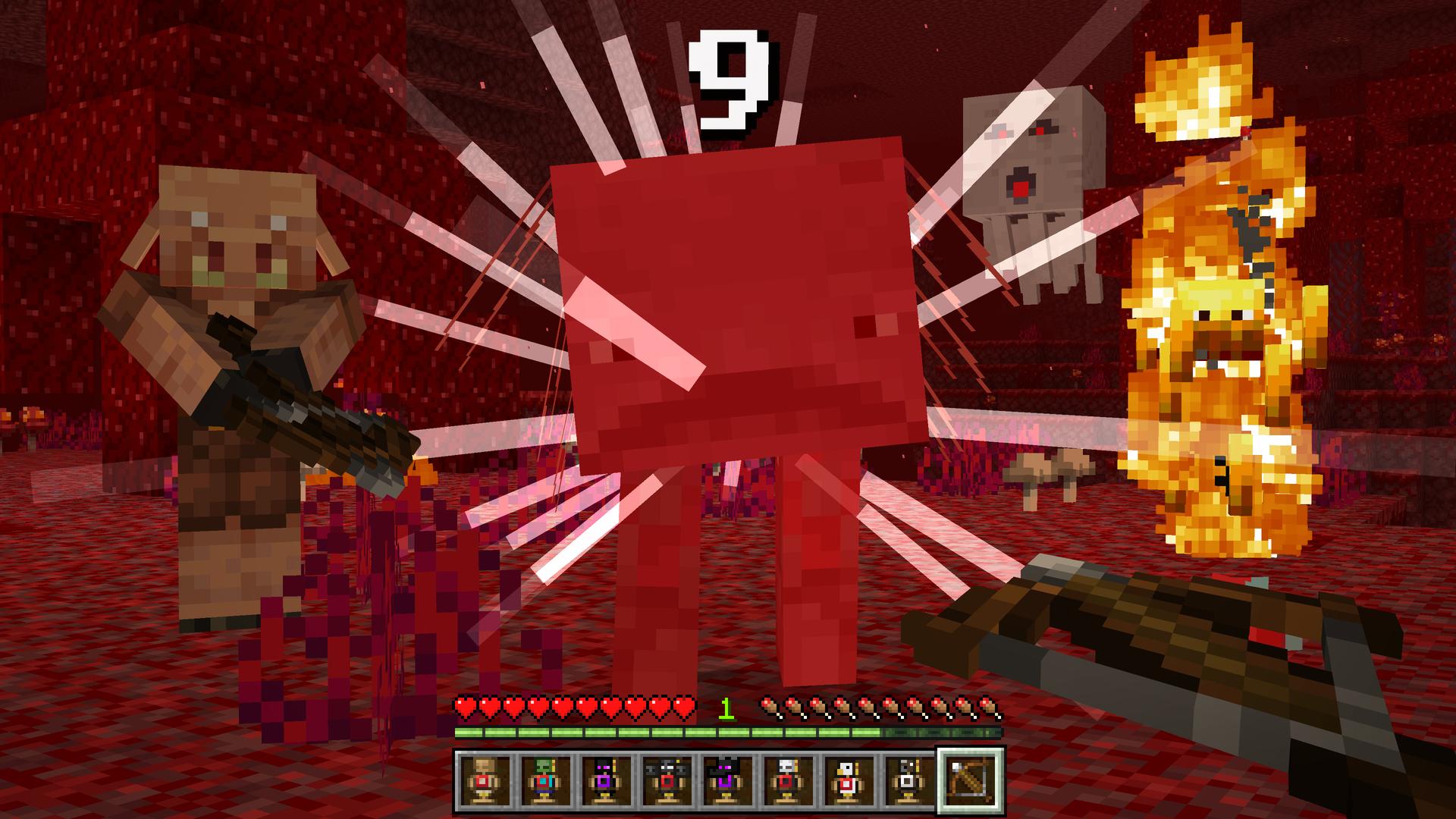 Minecraft Bedrock Add-On Damage Indicators