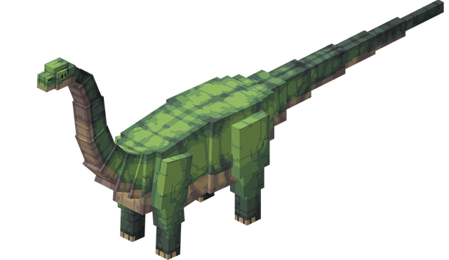 Minecraft Bedrock Add-On Dinosaurs Dino Screenshot