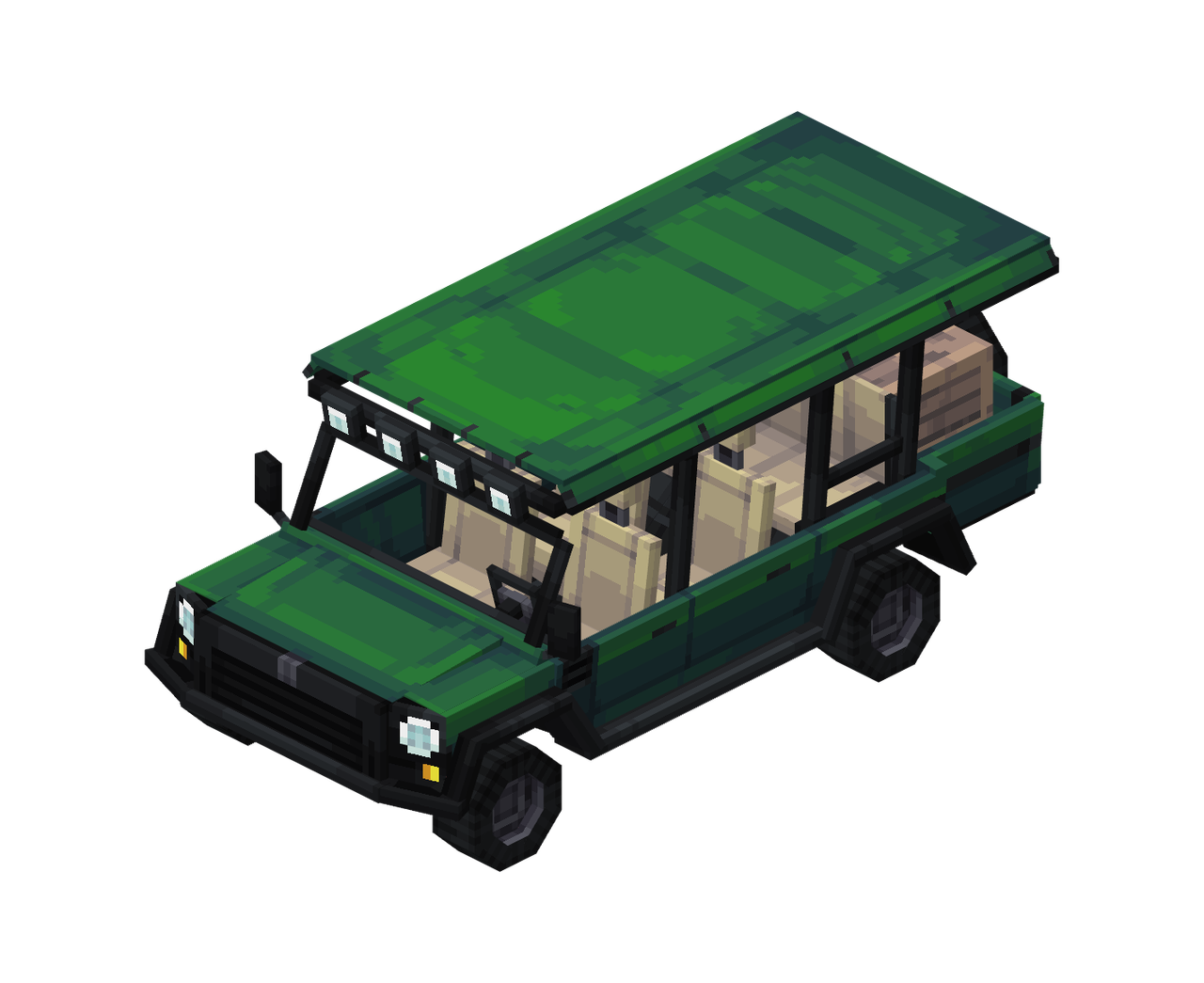 Minecraft Bedrock Add-On Dinosaurs Vehicle