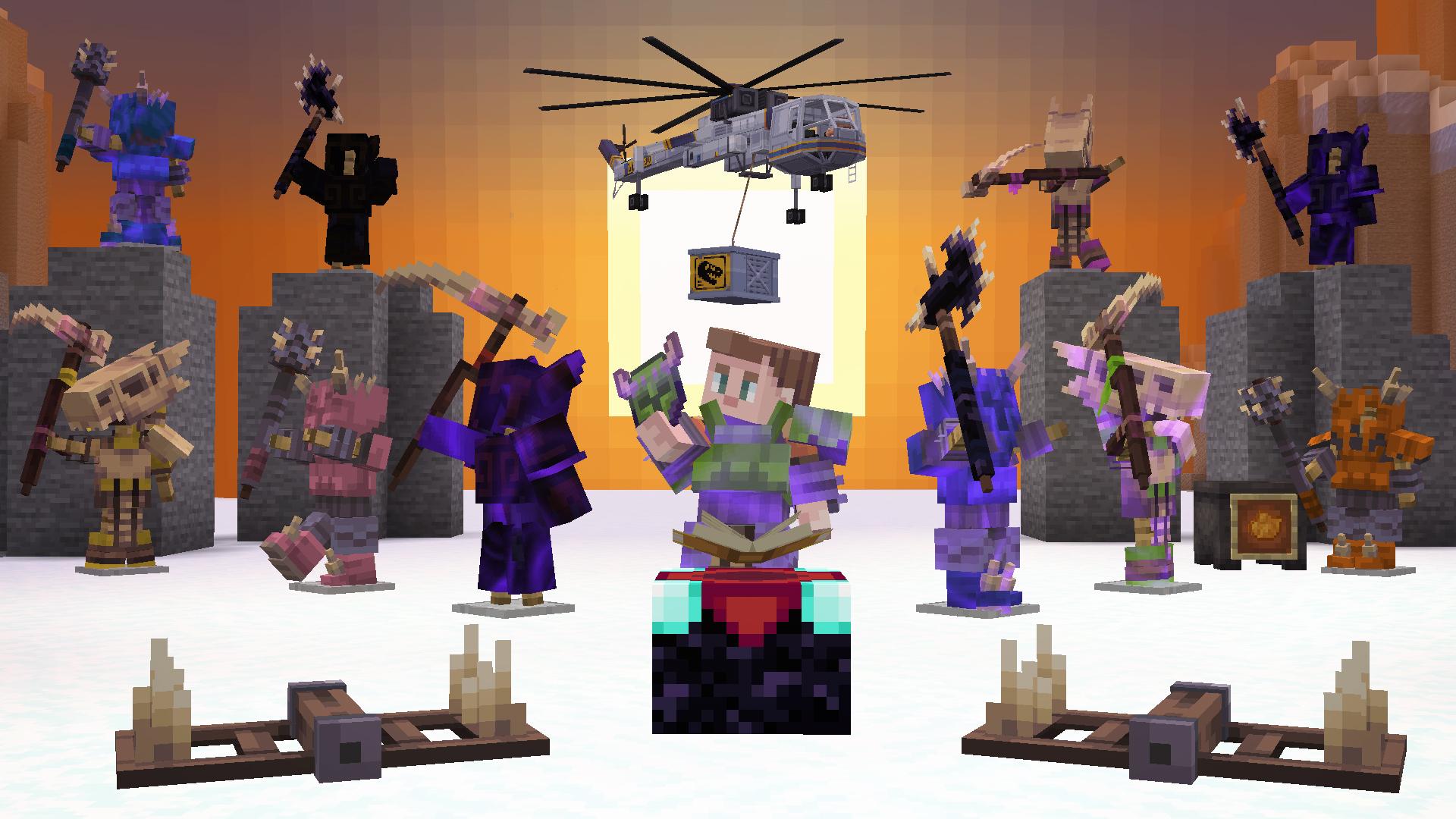 Minecraft Bedrock Add-On Dinosaurs Thumbnail