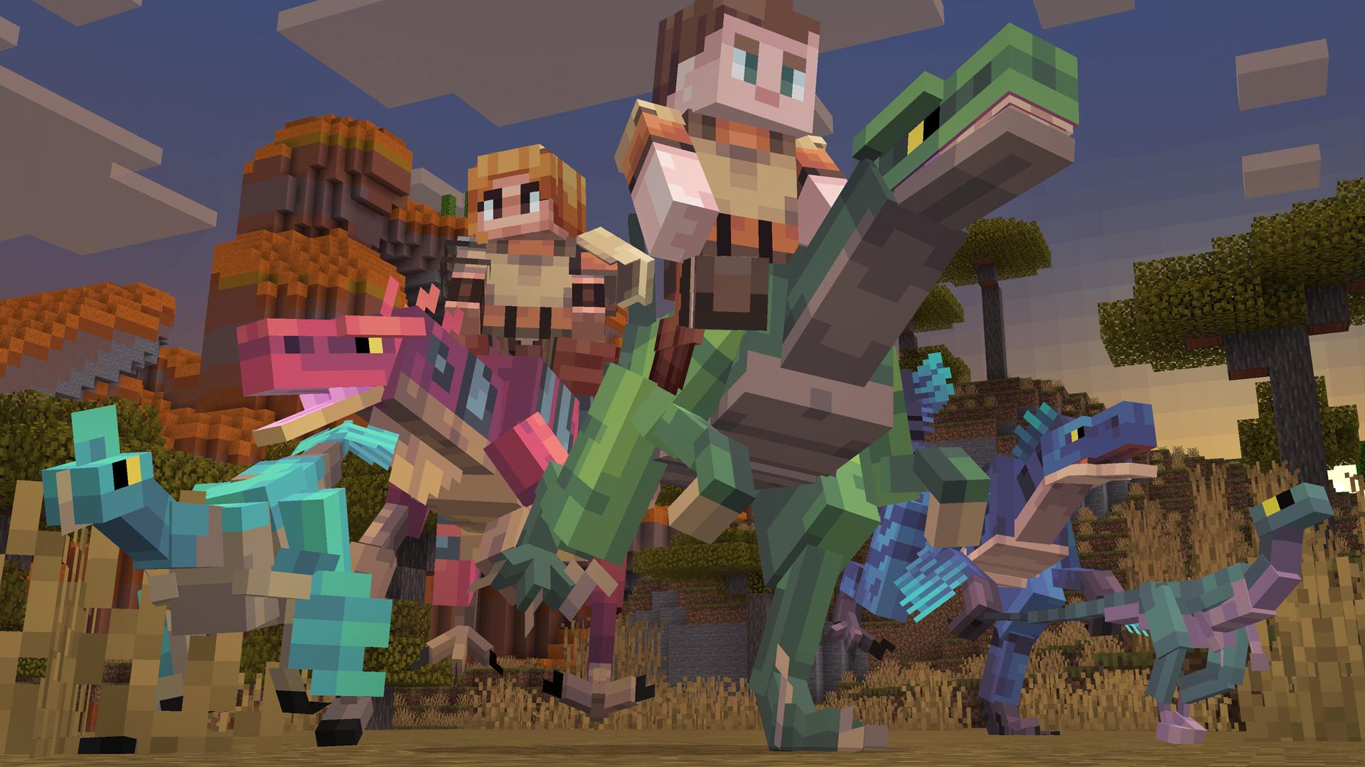 Minecraft Bedrock Add-On Dinosaurs Thumbnail