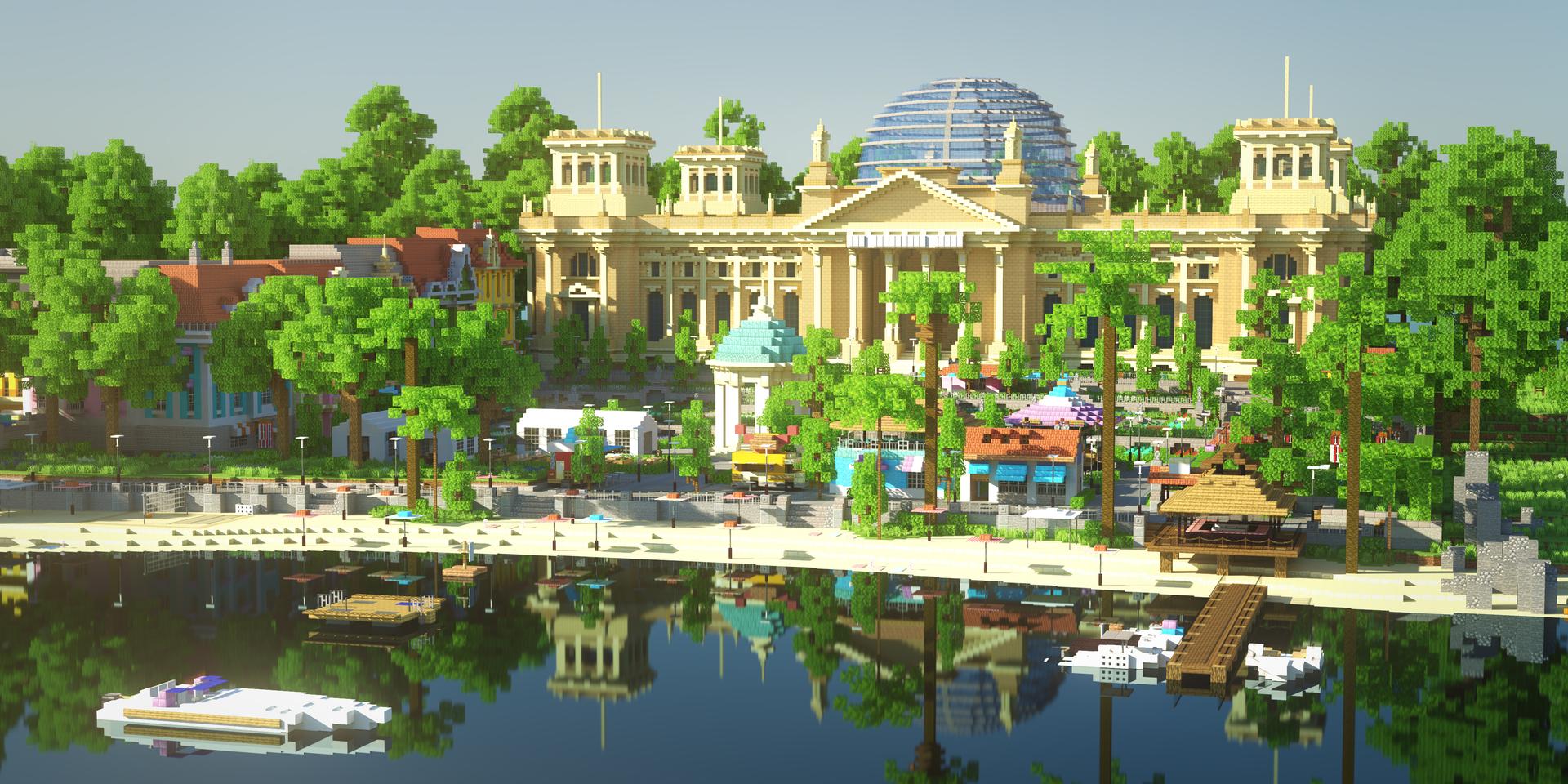 Minecraft game Sommerfest header