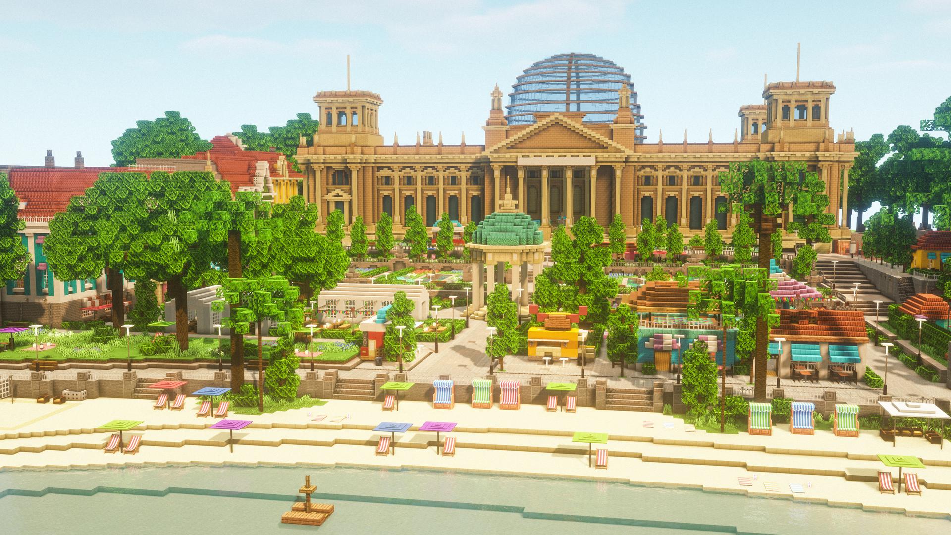 Minecraft game Sommerfest in-game screenshot
