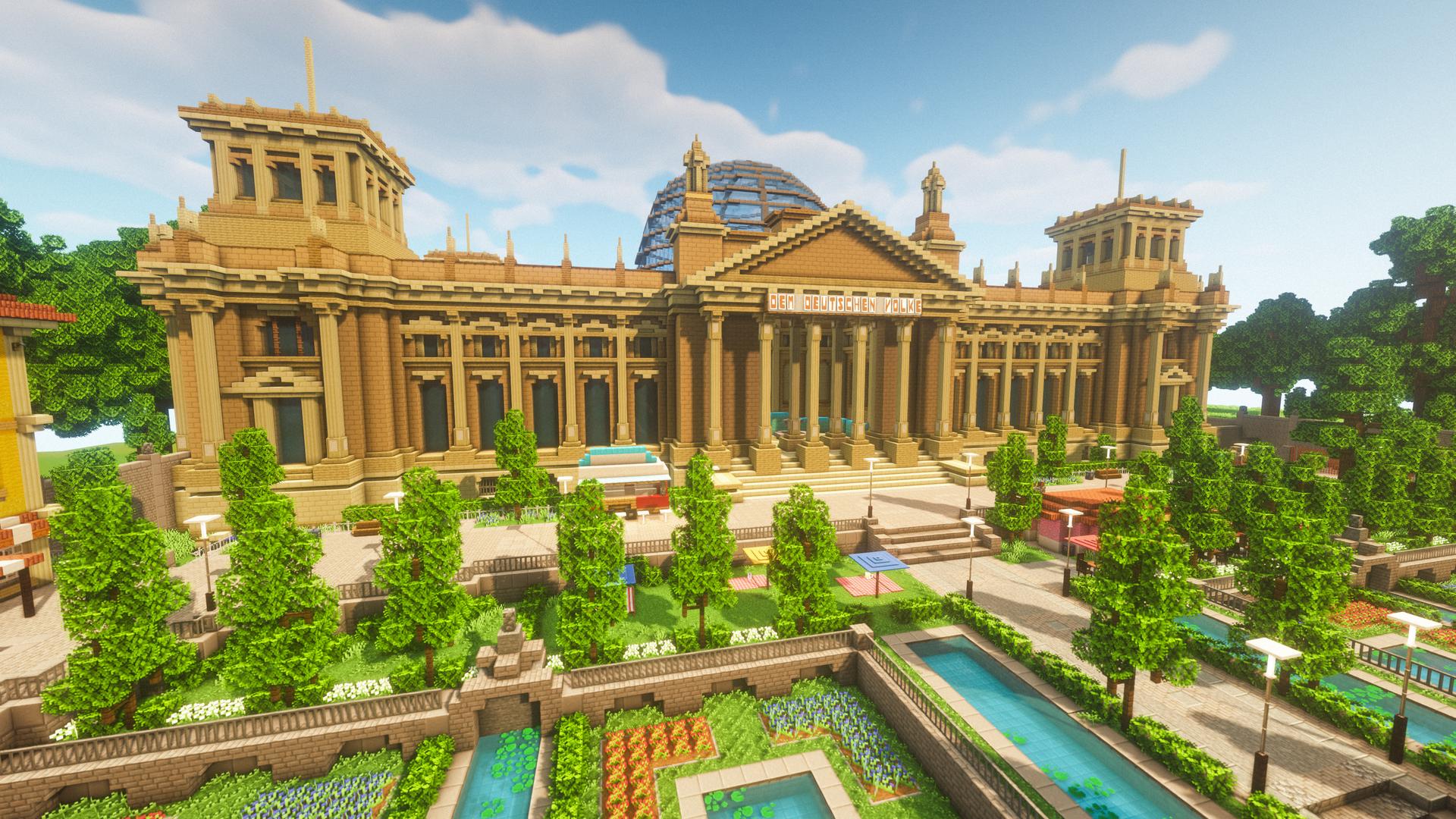 Minecraft game Sommerfest in-game screenshot