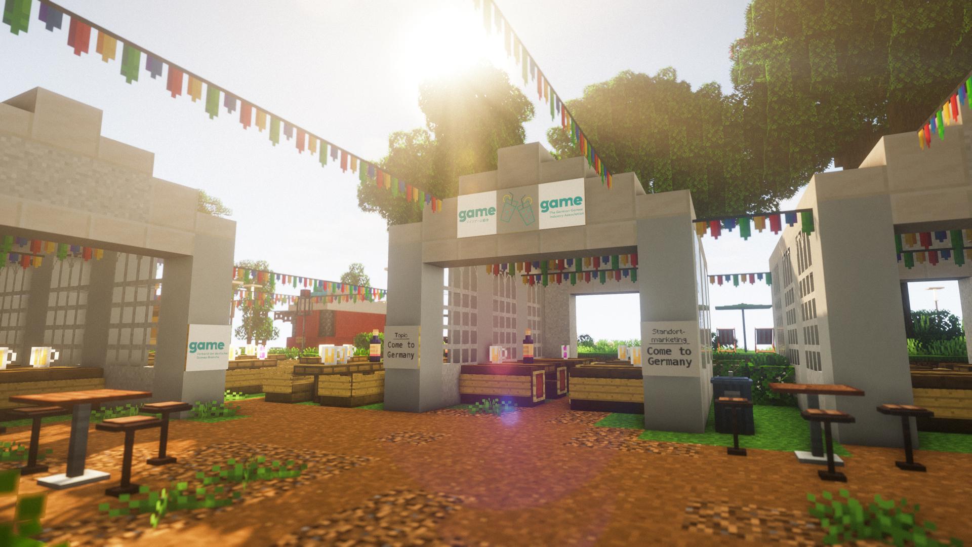 Minecraft game Sommerfest in-game screenshot