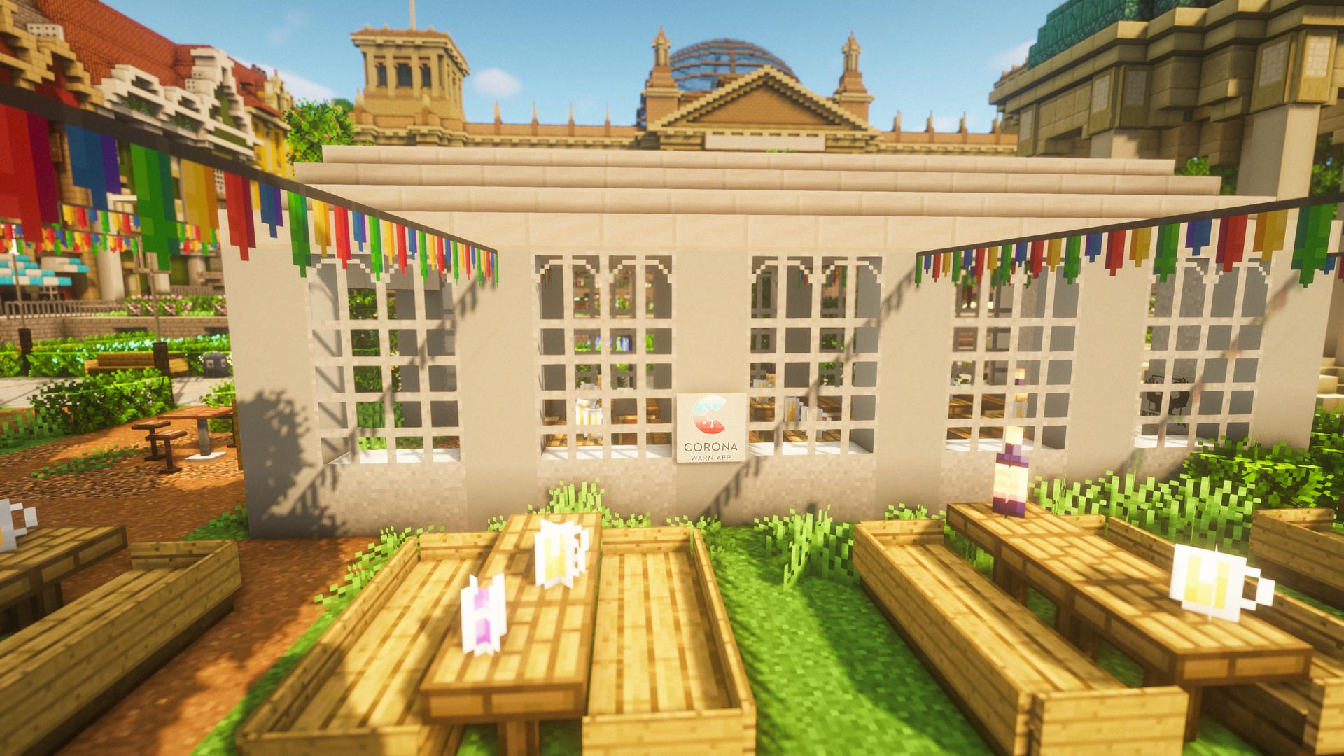 Minecraft game Sommerfest in-game screenshot