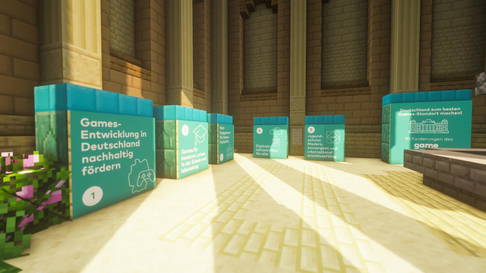 Minecraft game Sommerfest in-game screenshot