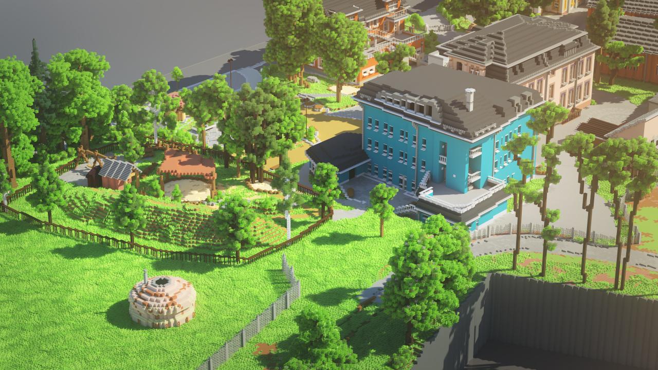 Minecraft Industriebrache wird Schule in Minecraft Project