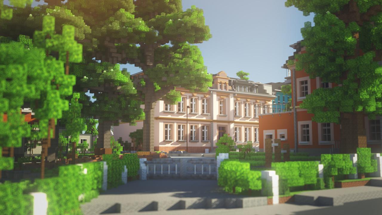 Minecraft Industriebrache wird Schule in Minecraft Project