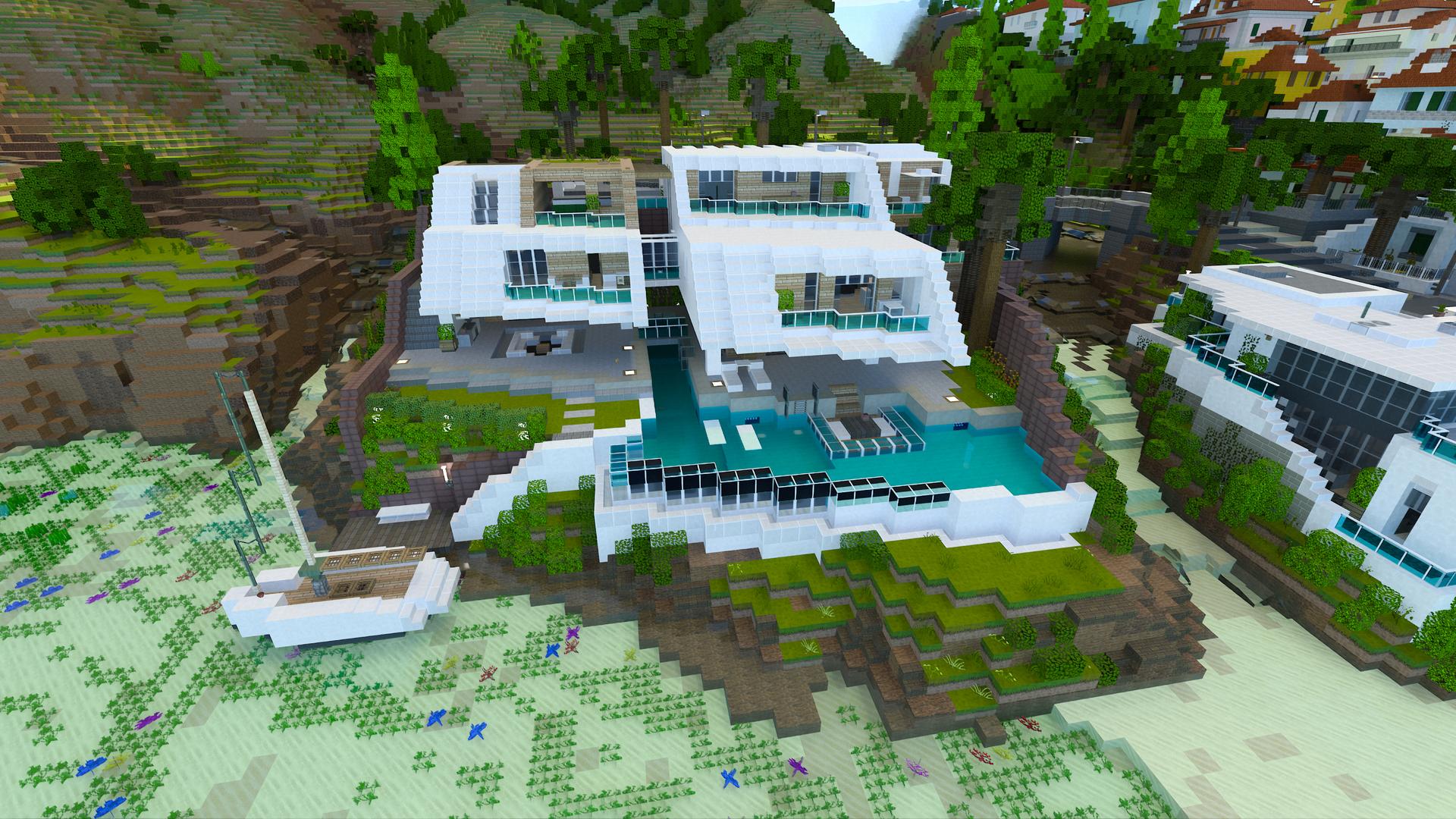 Minecraft Bedrock World Madeira in Minecraft Screenshot