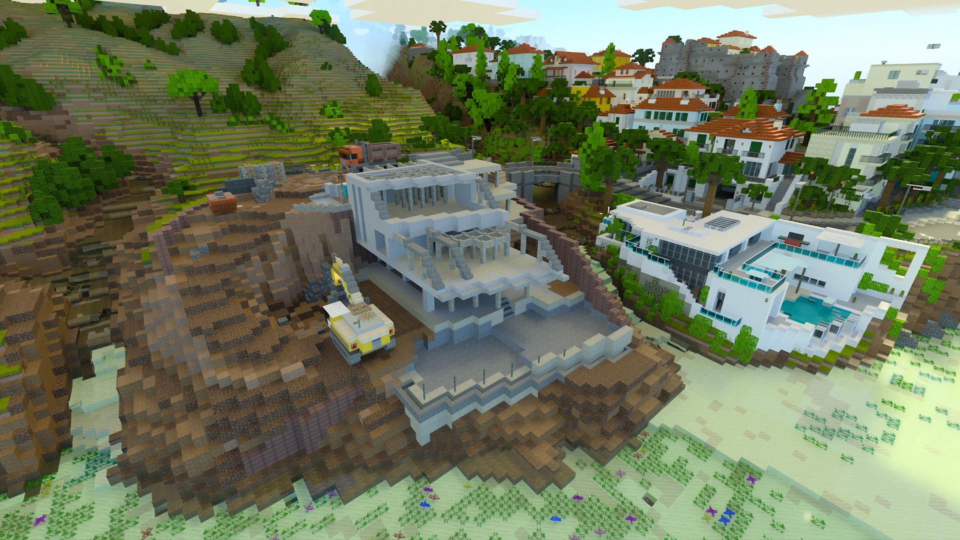 Minecraft Bedrock World Madeira in Minecraft Screenshot