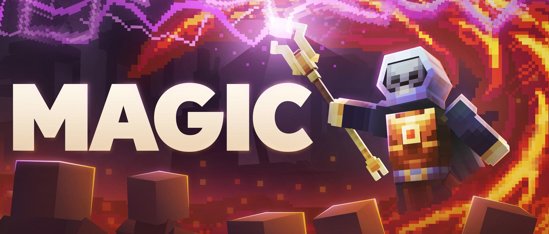 Minecraft Bedrock Add-On Magic Header