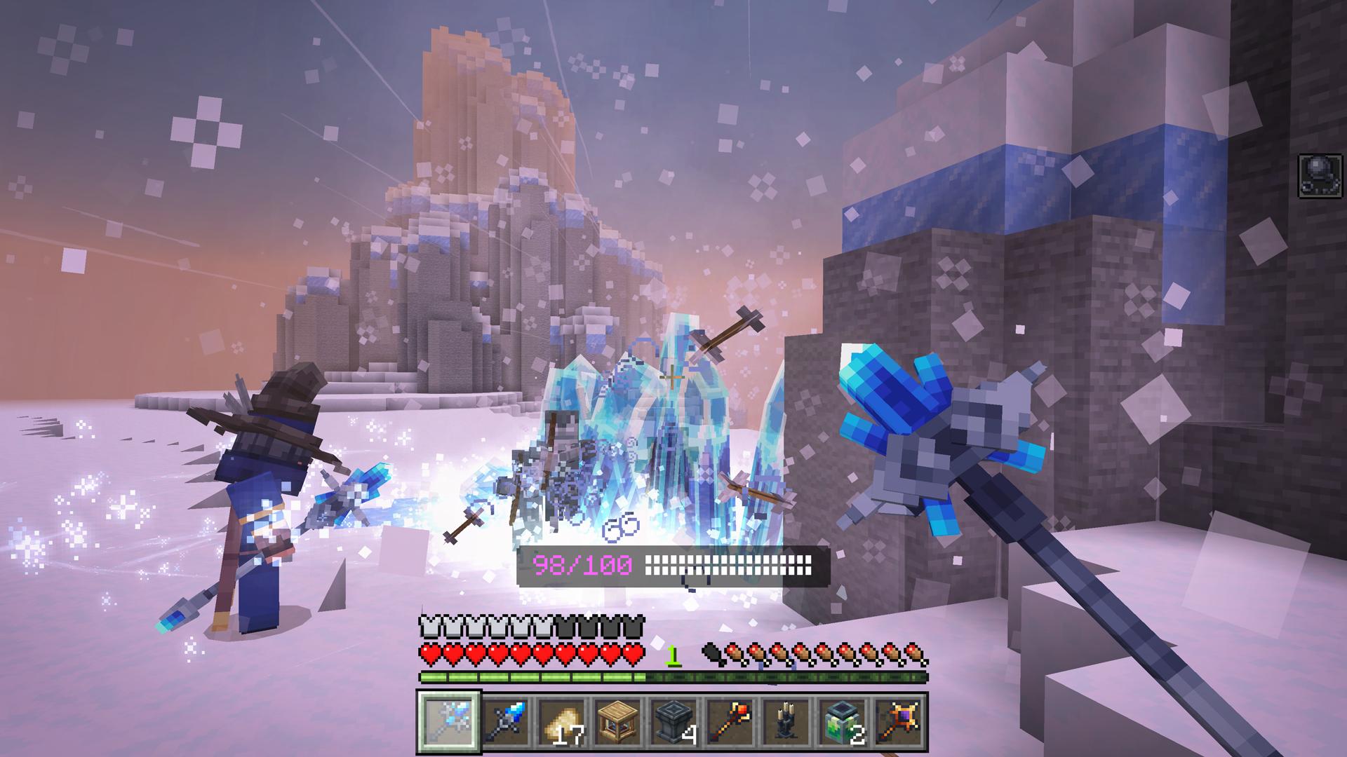 Minecraft Bedrock Add-On Magic Screenshot