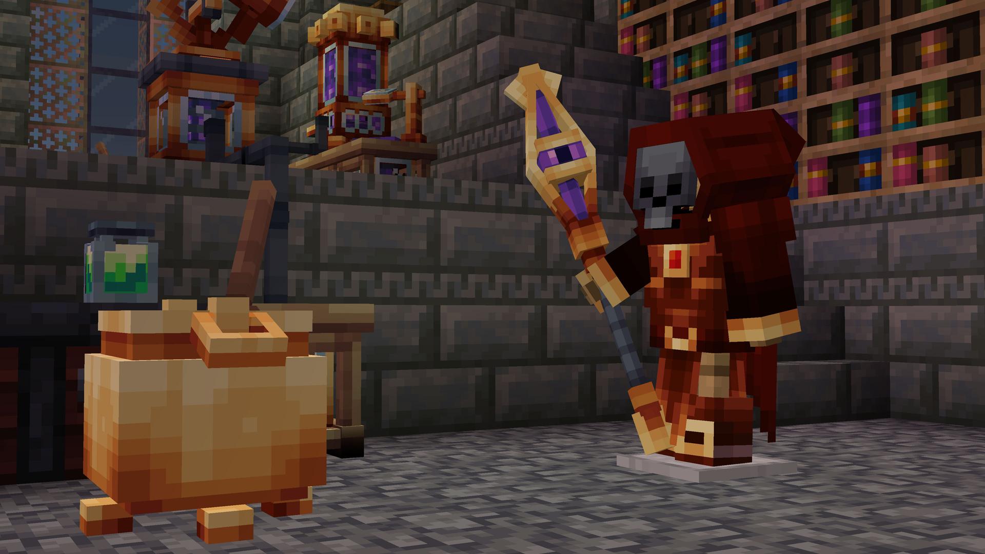 Minecraft Bedrock Add-On Magic Screenshot
