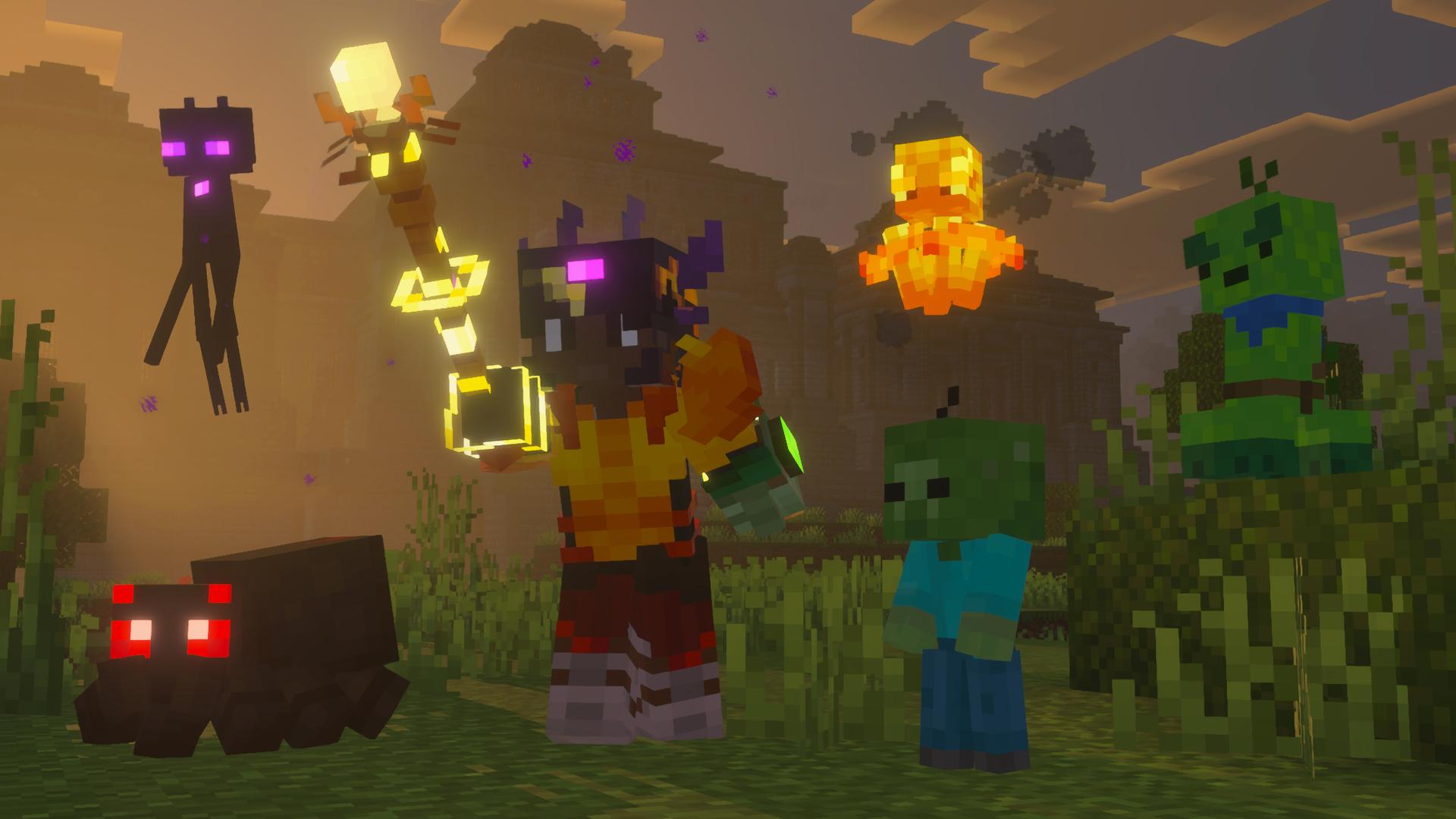 Minecraft Bedrock Add-On Mob Companions Screenshot 1