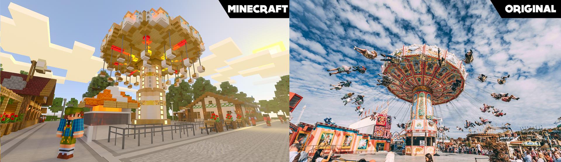 Minecraft Bedrock World Oktoberfest in Minecraft