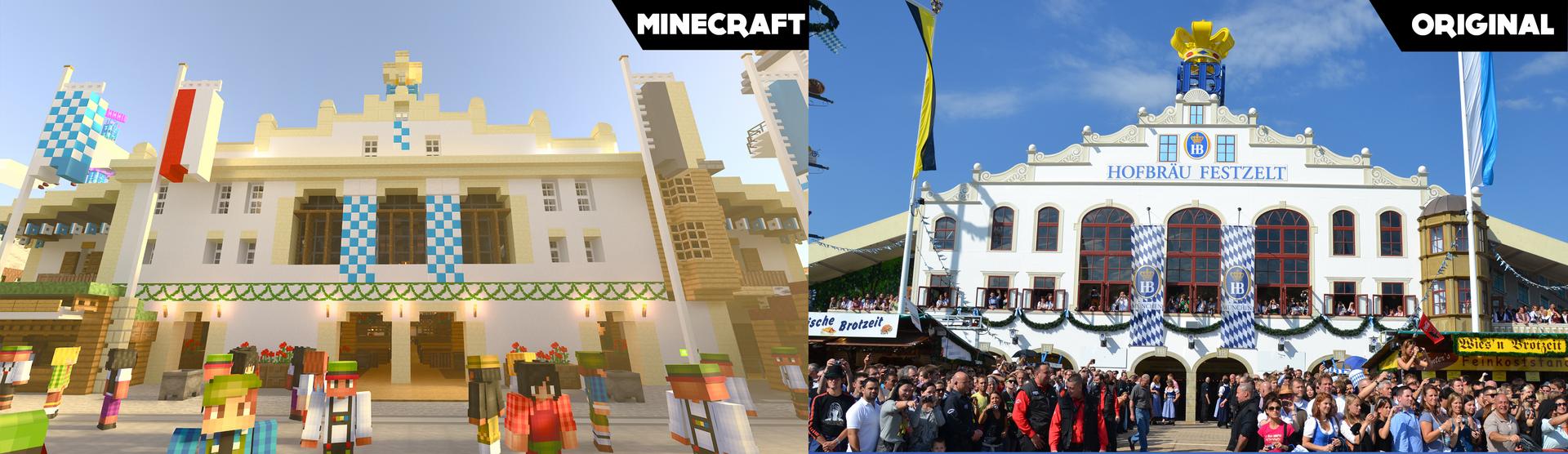 Minecraft Bedrock World Oktoberfest in Minecraft
