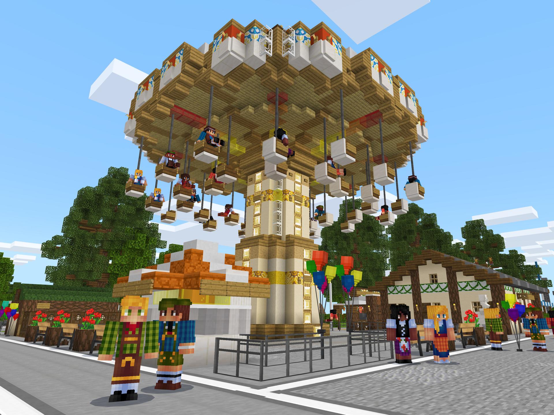 Minecraft Bedrock World Oktoberfest in Minecraft