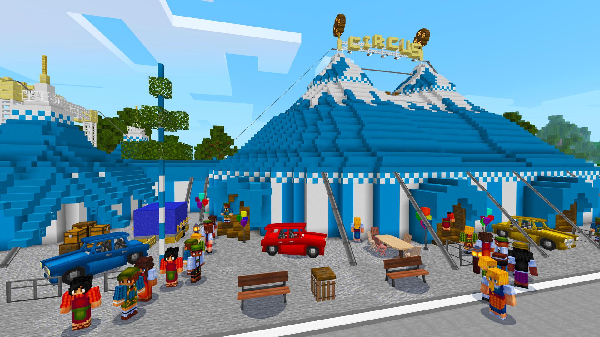 Minecraft Bedrock World Oktoberfest in Minecraft