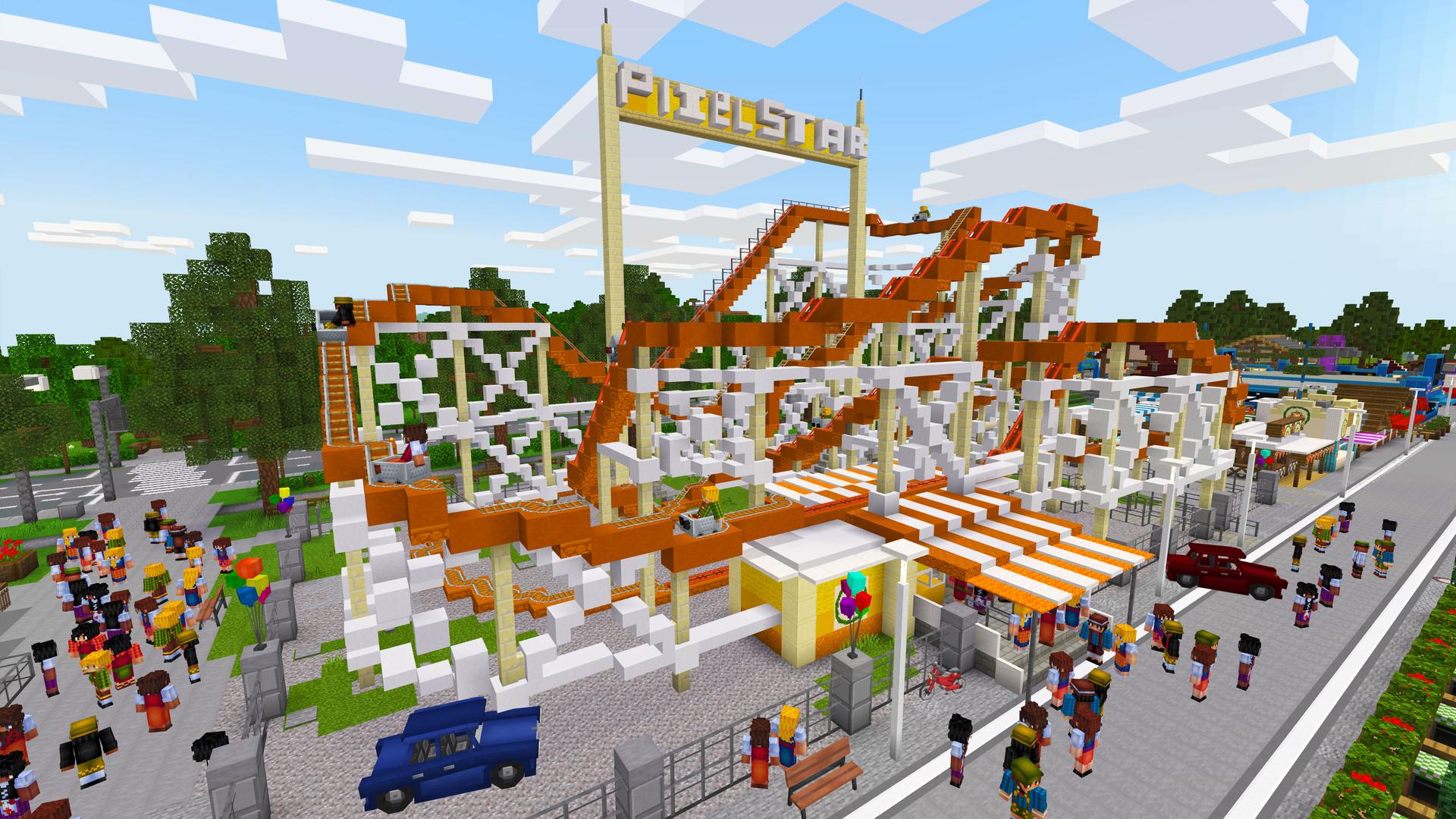 Minecraft Bedrock World Oktoberfest in Minecraft