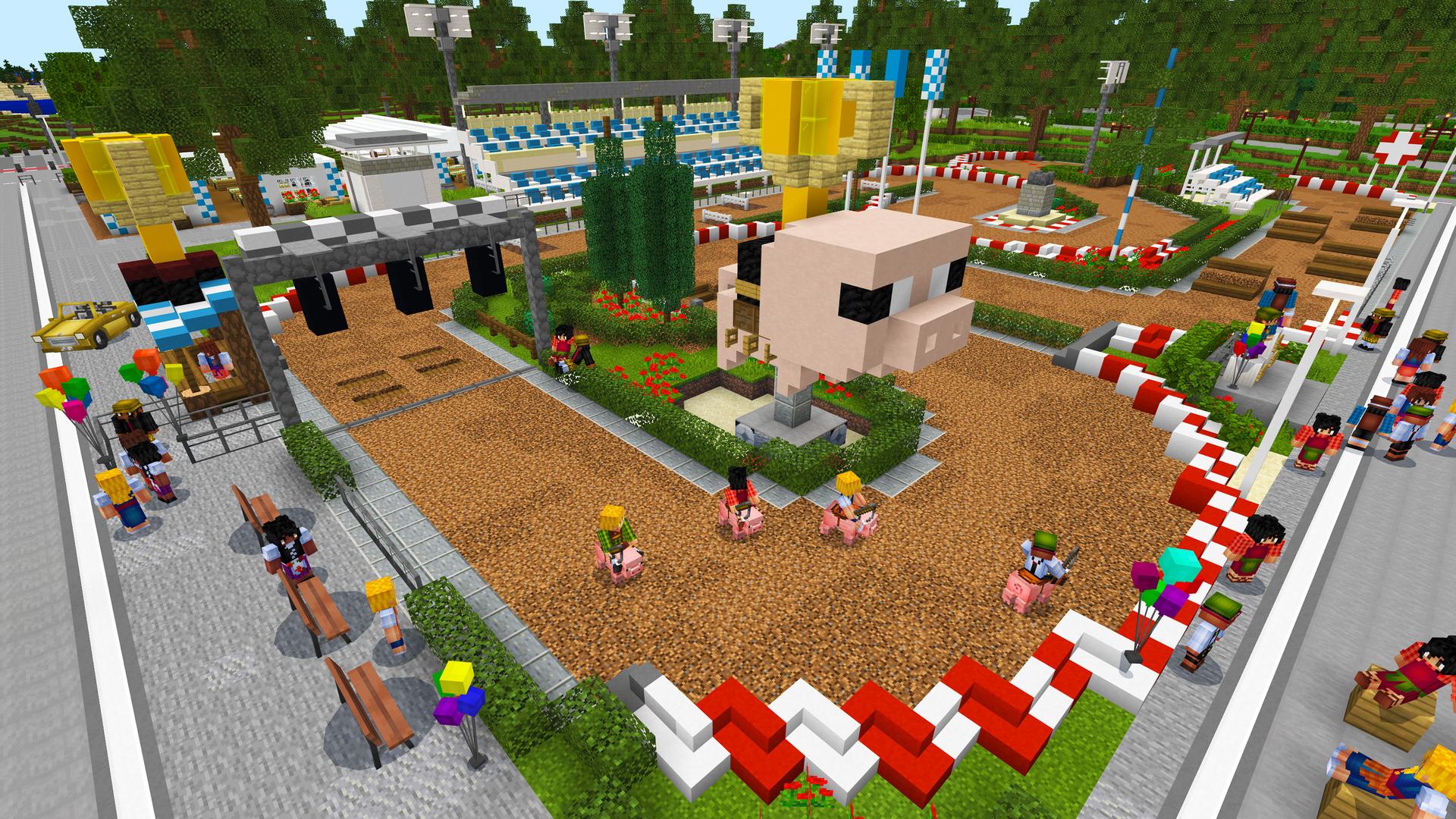Minecraft Bedrock World Oktoberfest in Minecraft