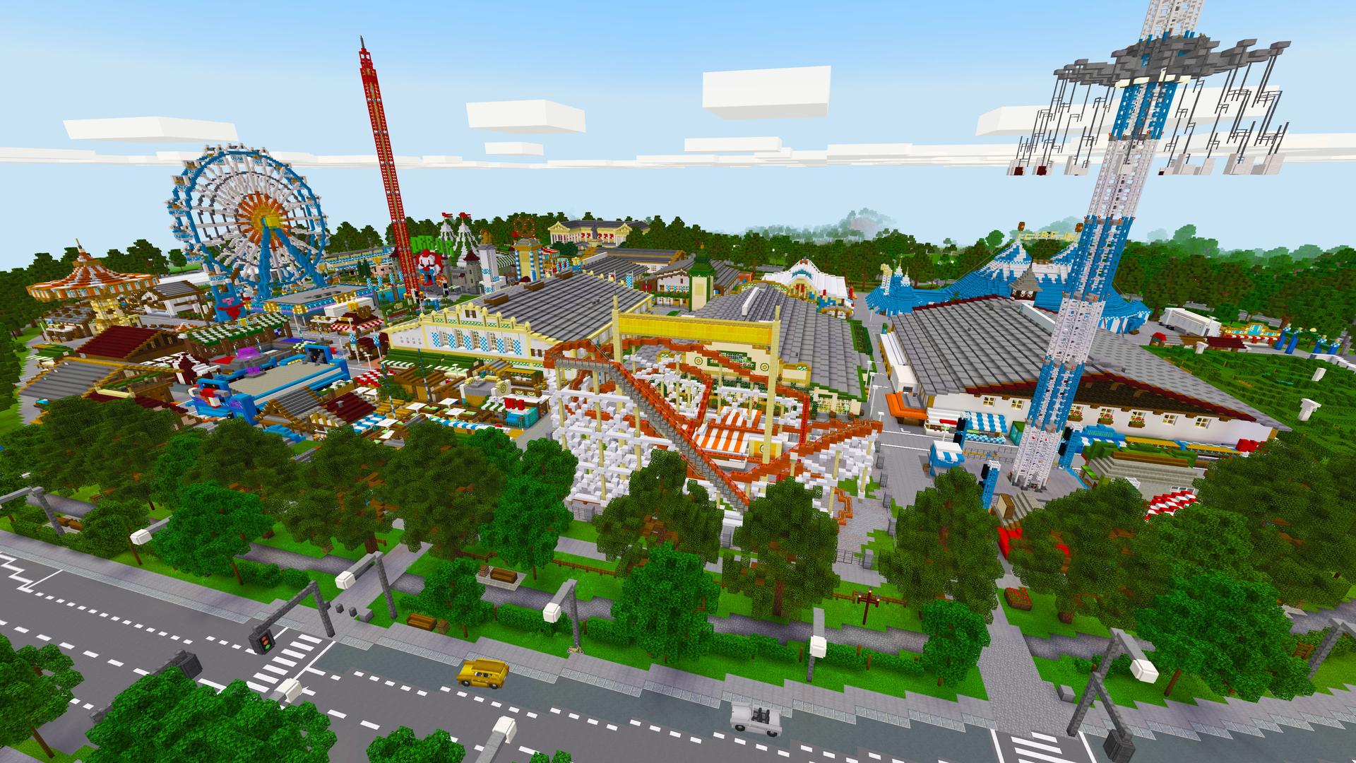 Minecraft Bedrock World Oktoberfest in Minecraft