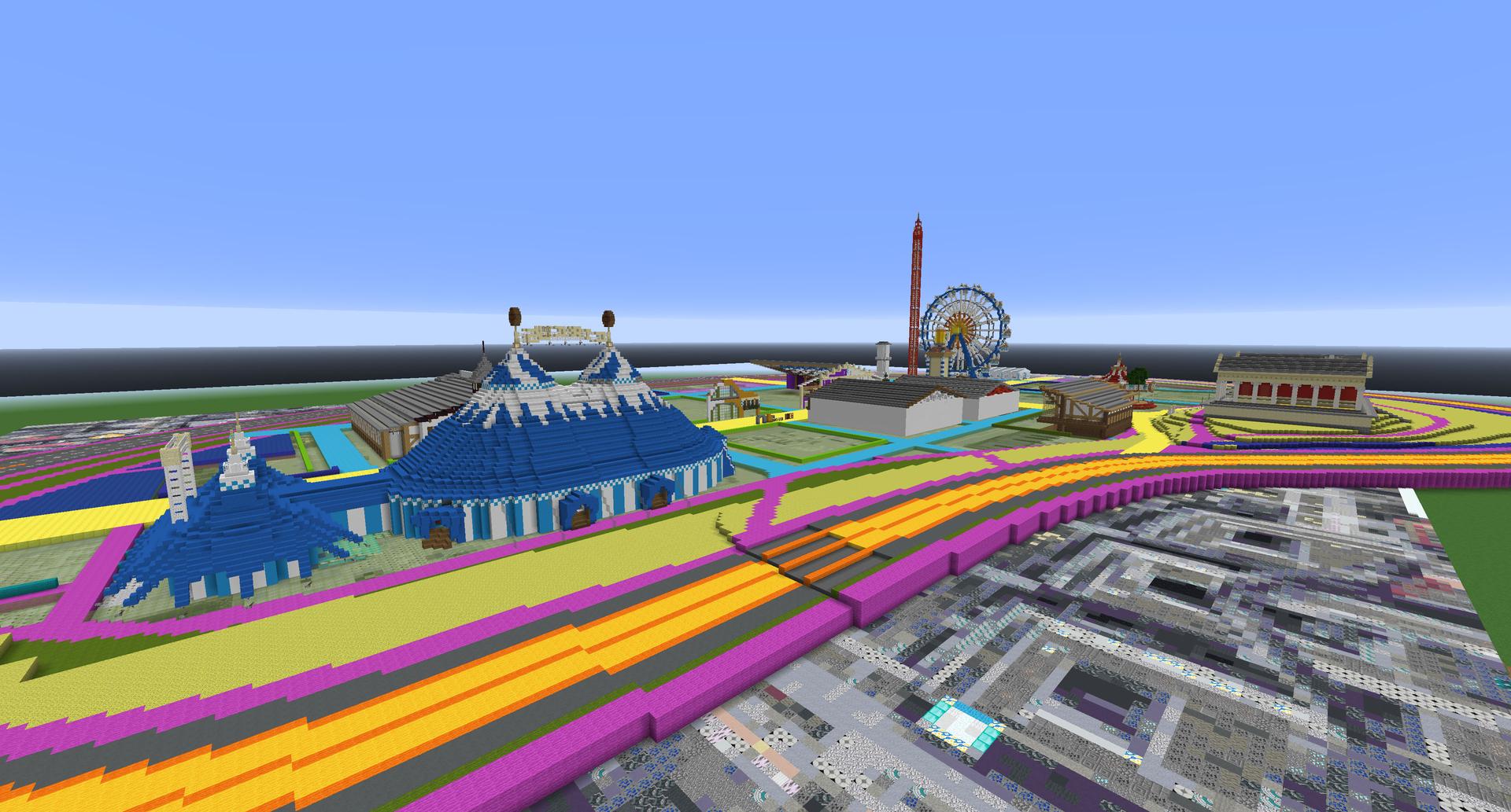 Minecraft Bedrock World Oktoberfest in Minecraft