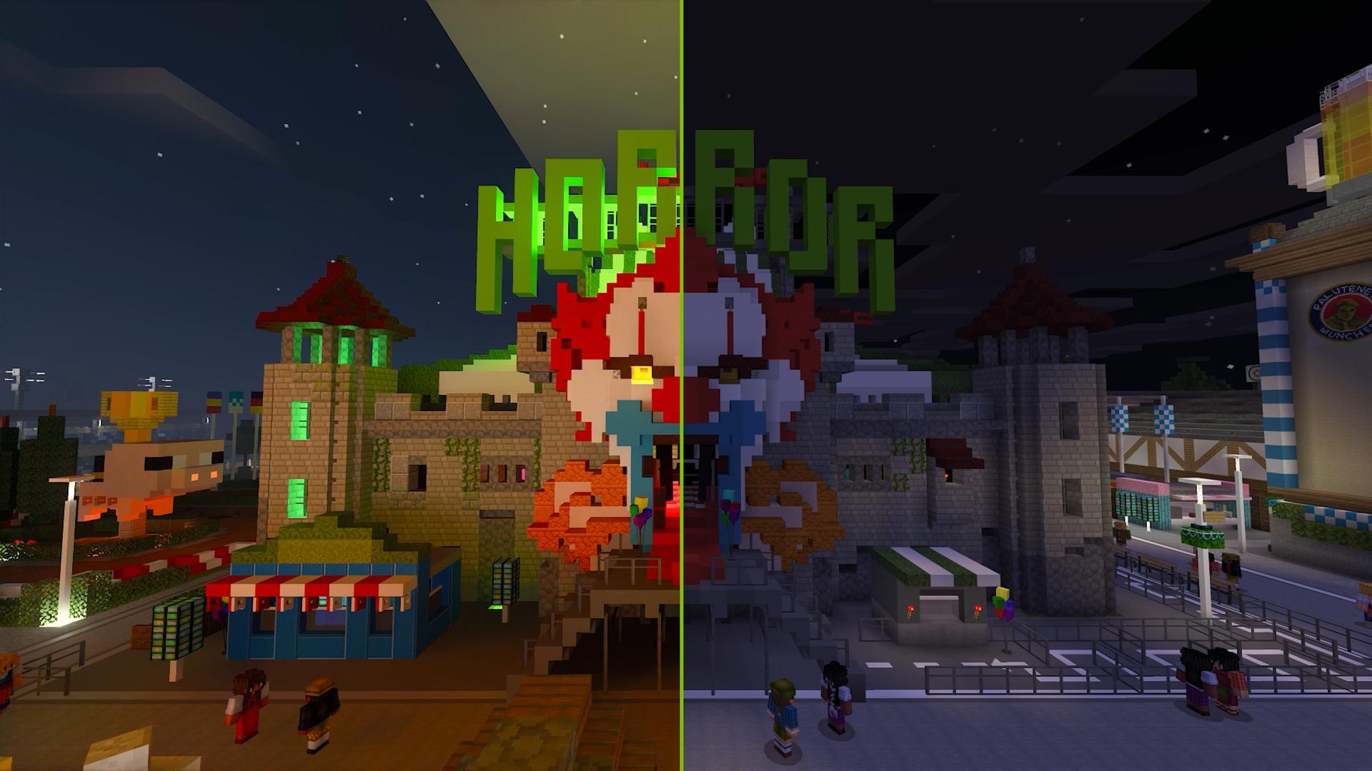 Minecraft Bedrock World Oktoberfest in Minecraft