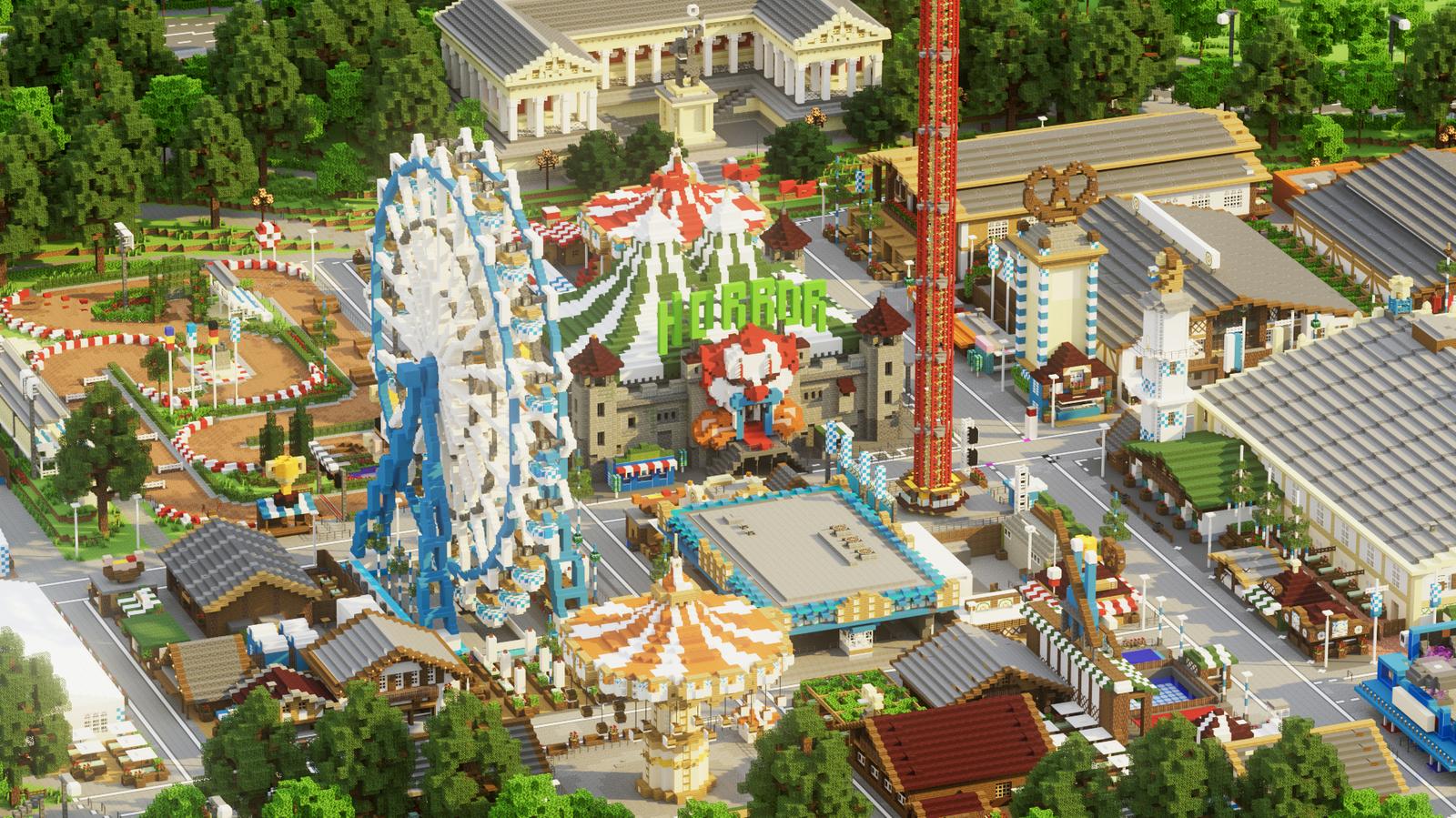 Minecraft Bedrock World Oktoberfest in Minecraft